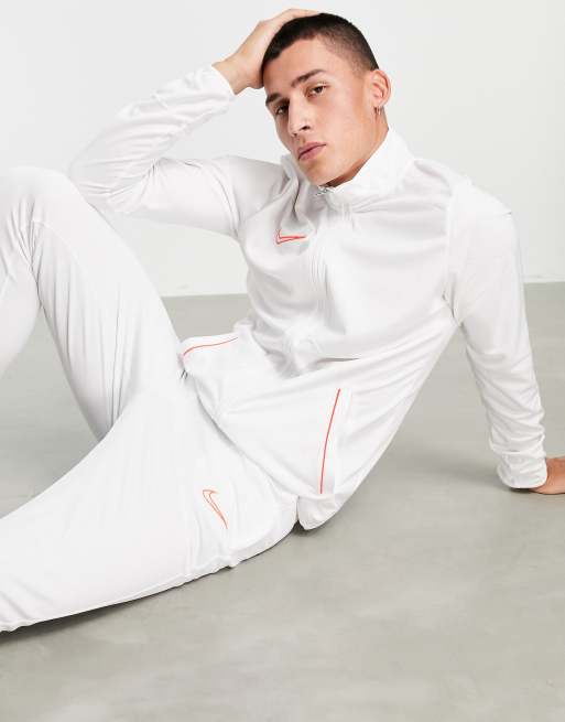 Nike Football – Dri-FIT Academy 21 – Trainingsanzug in Weiß
