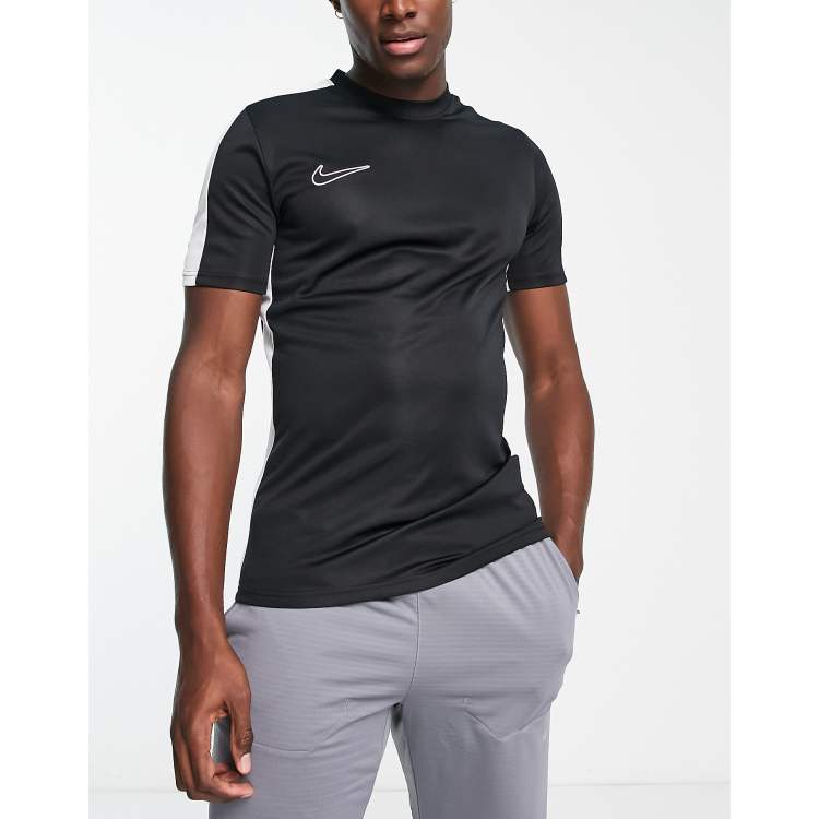 Nike Men's Dri-Fit Academy Short-Sleeve Soccer Top, XL, Black