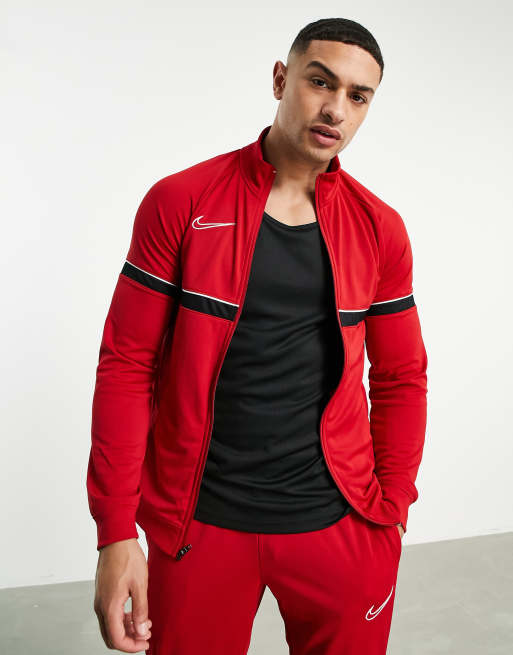 Nike Football - Dri-FIT Academy - Trainingspak in rood, 4 van 4