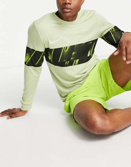 Nike Football - Dri-Fit FC - T-shirt à manches longues - Vert