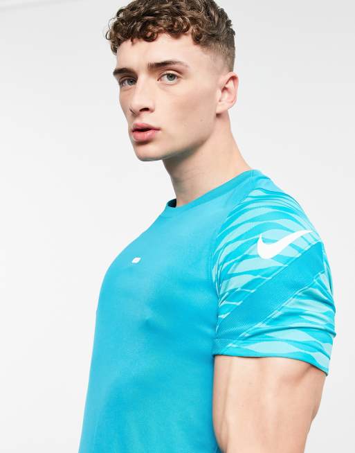 Nike Football Dri Fit Strike 21 T Shirt In Blue Asos