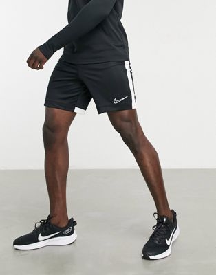 nike academy black shorts
