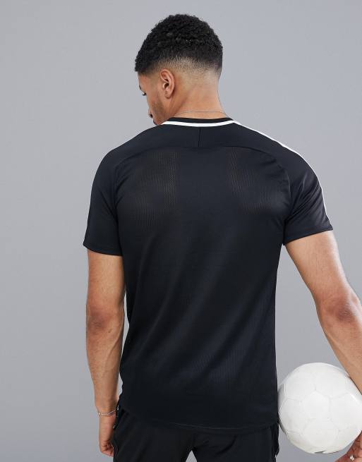 Nike Football Dry Academy T Shirt In Black 832967 010 ASOS