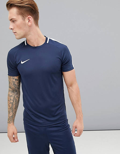 Nike Football Dry Academy T-Shirt In Navy 832967-451 | ASOS