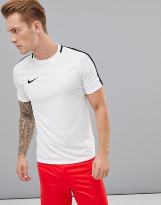Nike Football Dry Academy T-Shirt In White 832967-100 | ASOS