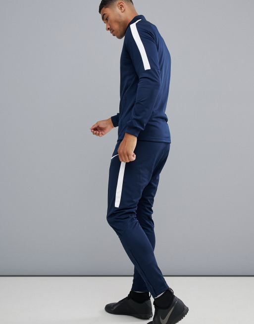 Nike academy clearance navy tracksuit