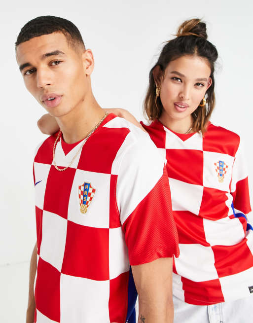 Nike Football Euro 2020 Croatie Maillot domicile Rouge et