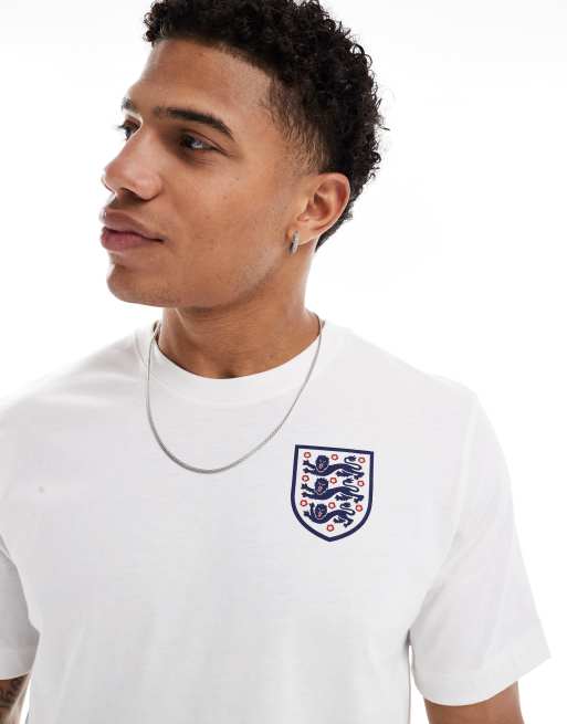 Nike Football Euro 2024 England unisex crest t shirt in white