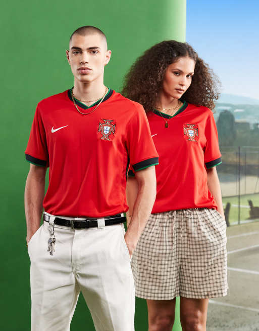 Nike Football Euro 2024 Portugal stadium home – Czerwony dżersej do piłki nożnej