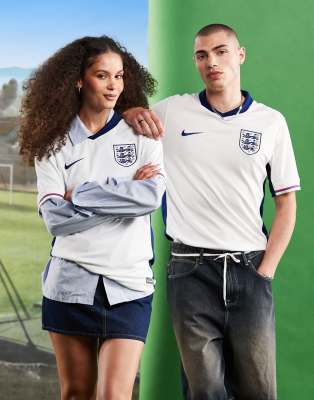 Nike Football - Euro 2024 - Weißes England-Heimtrikot