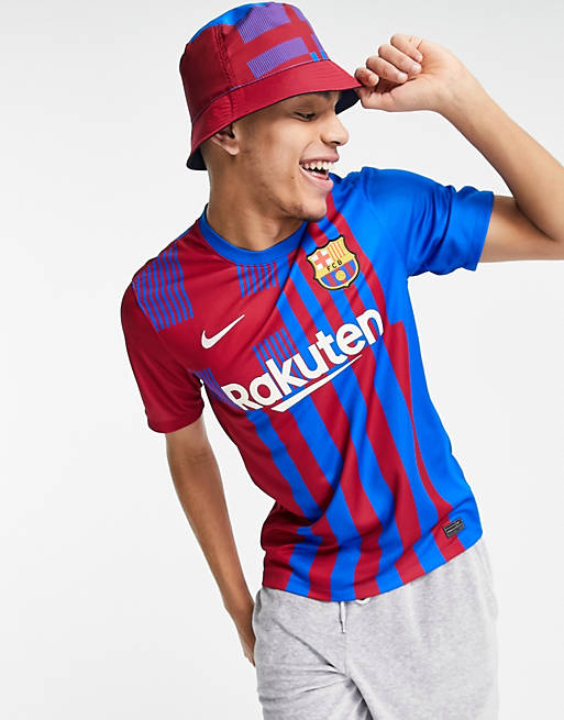 Nike Football FC Barcelona 2021/22 Stadium Home jersey in blue