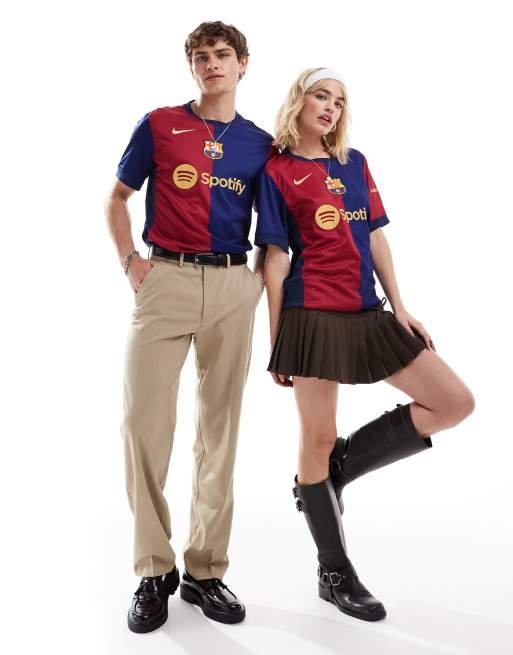 Nike Football – FC Barcelona 2024/25 – Röd och blå hemmatröja