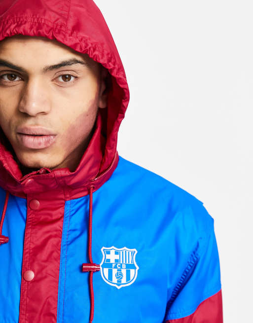 Fc barcelona blue on sale jacket