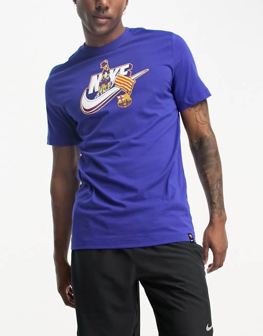 Nike Football – F.C. Barcelona Futura – T-Shirt in Blau
