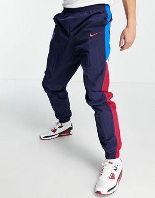 Nike Football FC Barcelona panelled joggers in navy - ASOS Price Checker
