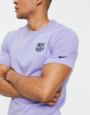 Nike Football FC Barcelona travel t-shirt in purple