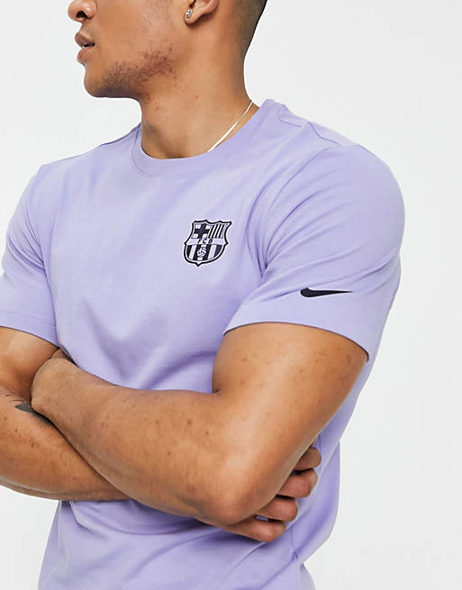  Nike Football FC Barcelona travel t-shirt in purple 