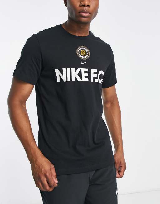 Black nike football shirt online