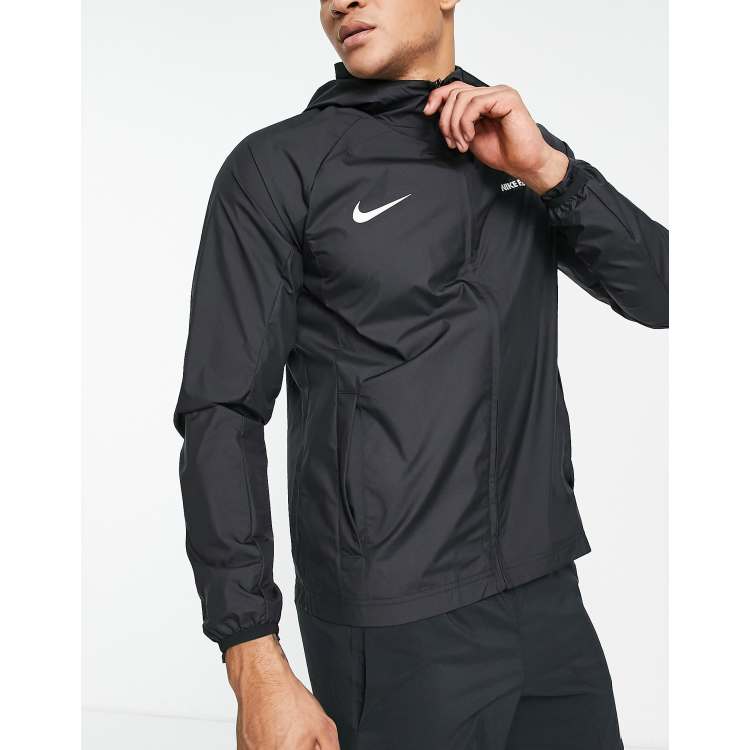 Nike Football F.C. Libero Dri FIT water repellent jacket in black