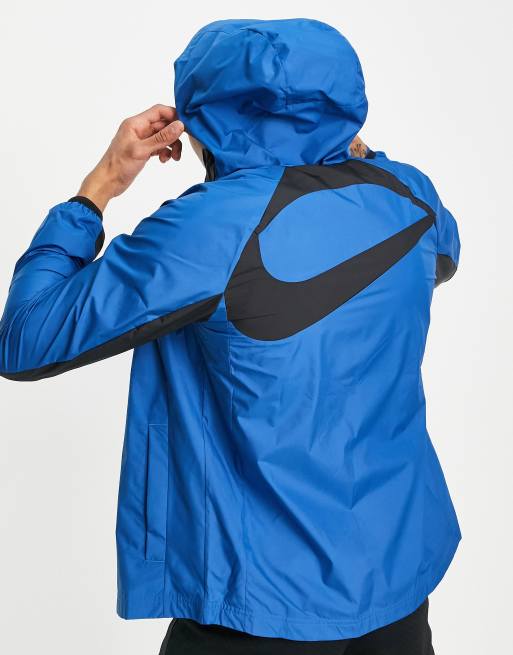 Nike Football F.C. Libero Veste imperm able en tissu Dri FIT Bleu