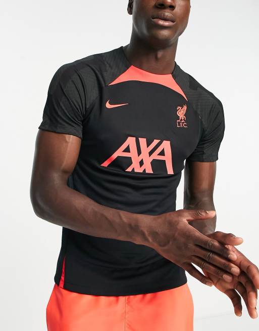 Nike Football – FC Liverpool Strike – T-Shirt in Schwarz und Rot