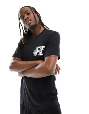 Nike Football FC Whitespace t-shirt in black