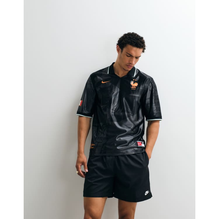 Nike Football France World Cup 26 retro heavyweight print jersey