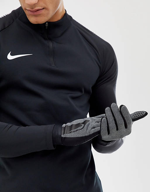 lokaal alias domineren Nike Football hyperwarm academy gloves in grey | ASOS