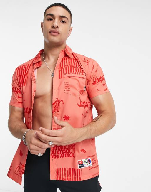 Nike Football ‑ Joga Bonito Whitespace ‑ Hemd in Rot mit Print