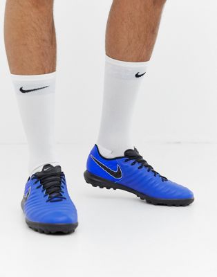 Nike Football Legend X 7 Pro Astro Turf Trainers In Blue AH7249-400 | ASOS