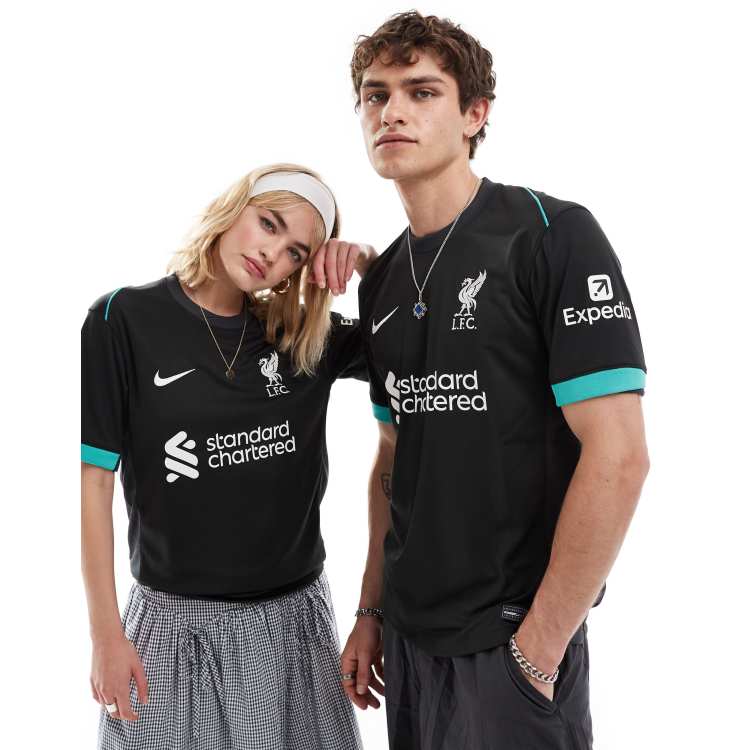 Nike Football Liverpool FC 2024 25 away shirt in dark green