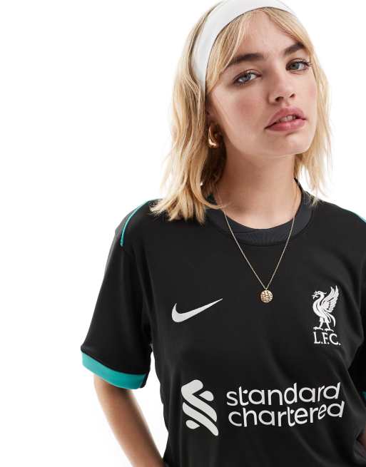 Nike Football Liverpool FC 2024 25 away shirt in dark green ASOS