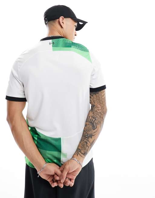 liverpool green and white jersey