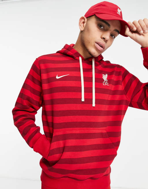 Nike Football Liverpool FC Club hoodie in red | ASOS