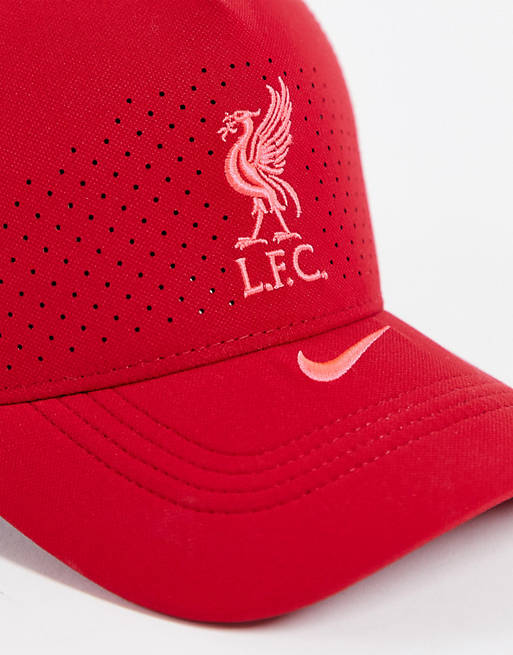 Liverpool League Champions 2020 Crest Design Cap Hat Red 