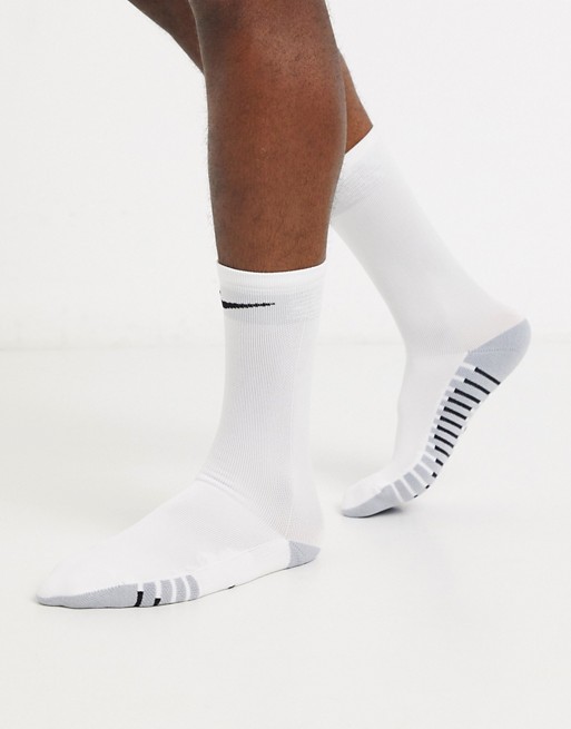 Nike Football match fit training socks in white