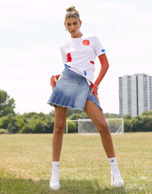 Camisola Nike Holanda Segundo Equipamento Stadium Euro 2022 Mulher White -  Fútbol Emotion