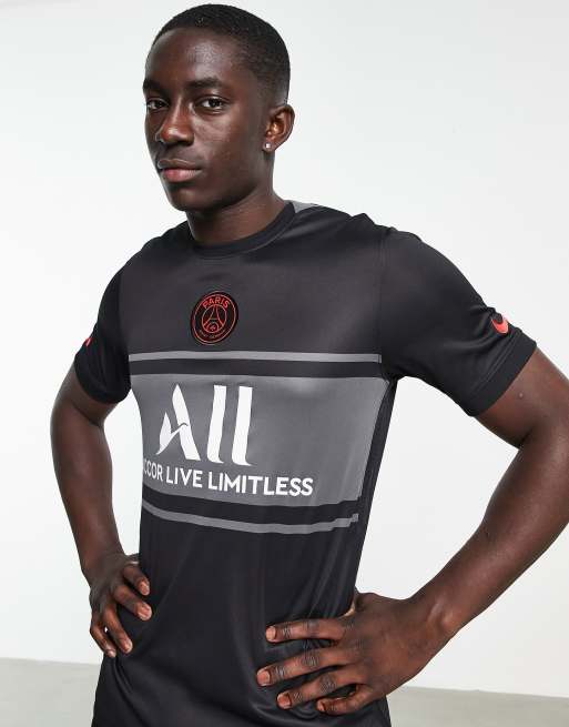 Nike black shop psg jersey