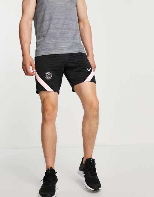 Nike Football Paris Saint Germain Dri FIT Strike shorts in black