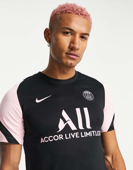 Nike Football Paris Saint-Germain Dri-FIT Strike T-shirt nera