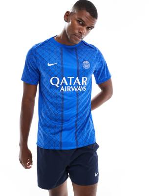 Nike Football Nike Football Paris Saint-Germain t-shirt in blue-Navy