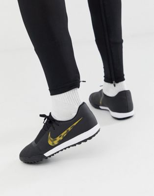 Nike Zoom Phantom Venom Pro Turf Soccer Shoes Black Volt