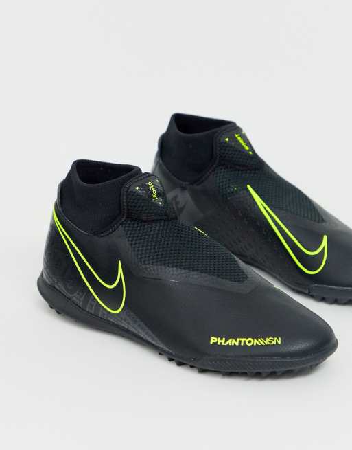 Nike Football phantom vision astro trainers in black