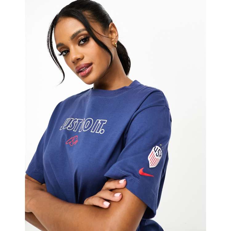 Nike Soccer WWC23 France Stadium unisex home jersey in blue