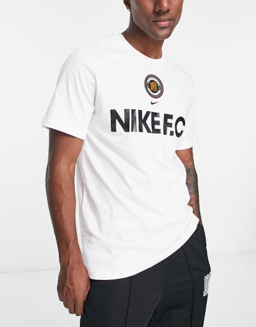 Jeugd Het formulier industrie Nike Football printed t-shirt in white | ASOS