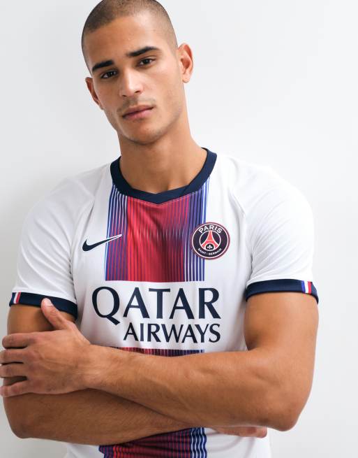 Nike Football PSG Stadium Auswärts-Trikot in Weiß, 3 von 5
