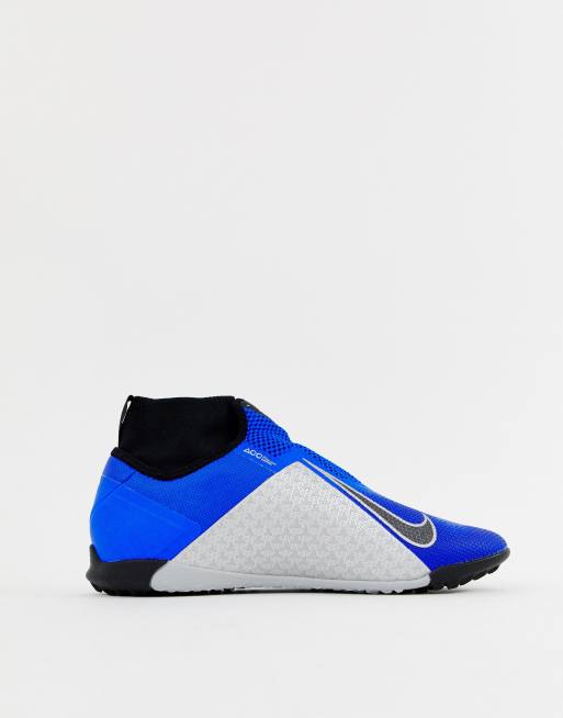 Nike Football React Phantom Pro Astro Turf Trainers In Blue AO3277