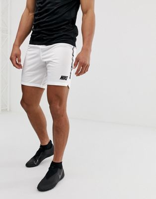 white nike football shorts