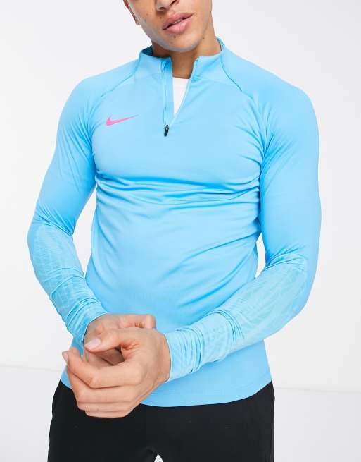 Light blue nike online quarter zip