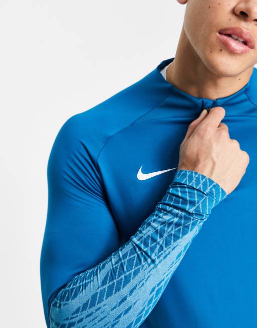 Nike Football Strike Dri-FIT half zip drill top in teal